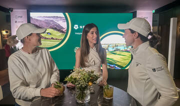 Saudi Public Investment Fund and Golf Saudi officially launched PIF Future Fairways in central London on Tuesday. (AN photo)
