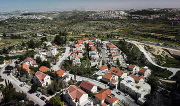 A drone view of Neve Daniel, a Jewish settlement in the Israeli-occupied West Bank. (File/Reuters)